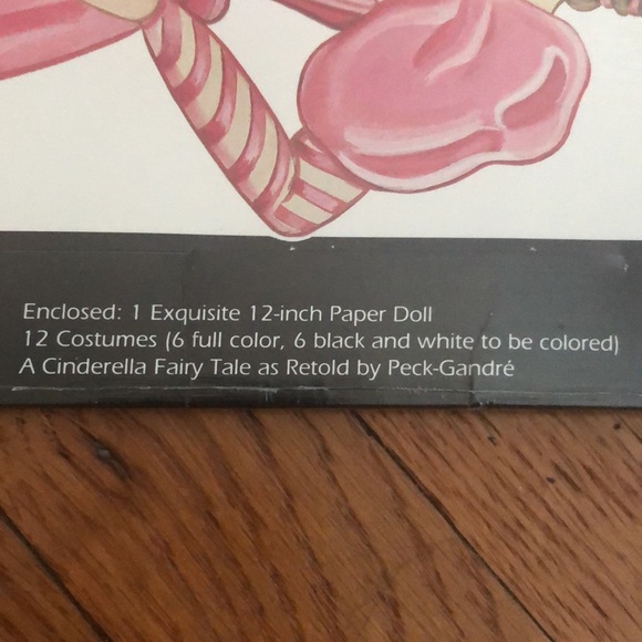 Peck-Gandre Cinderella The Ash Maiden Paper Doll Set Vintage 1991 - Picture 8 of 10